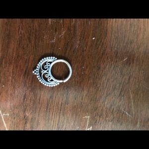 New brass septum ring